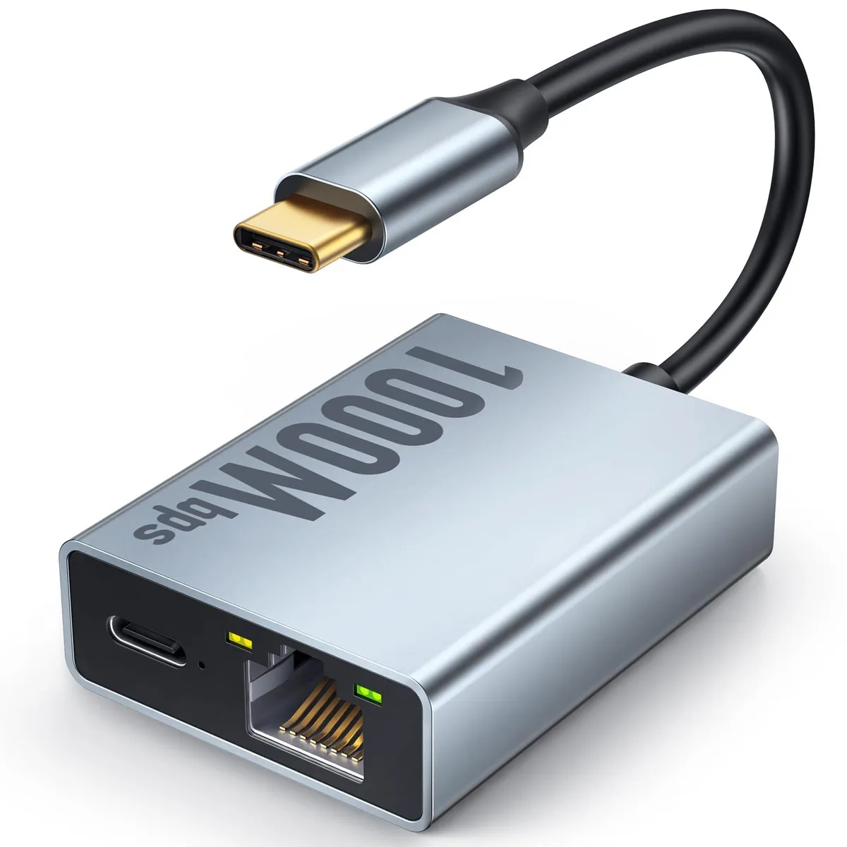ELECTOP 1000 Mbps USB-C to RJ45 Ethernet Adapter — product photo