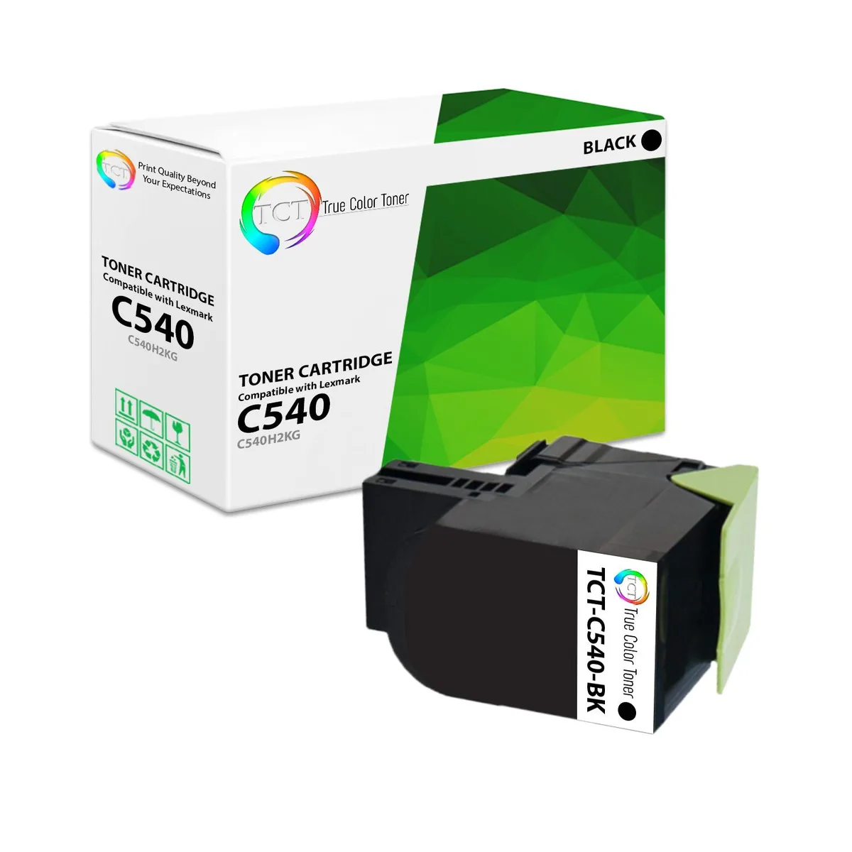 True Color Toner True Color Toner C540H2KG Black Toner Cartridge 2500 pages — product photo