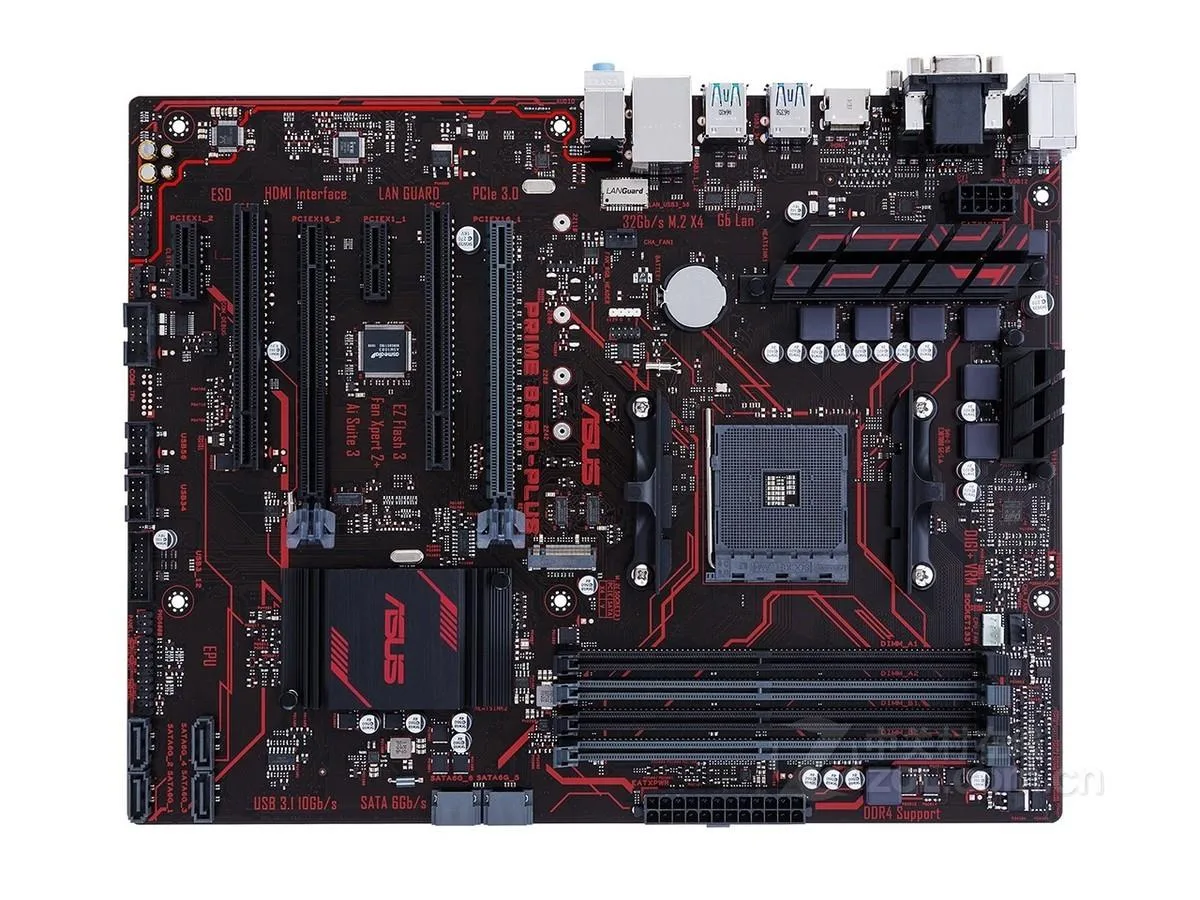 ASUS ASUS PRIME B350-PLUS AMD B350 DDR4 64GB ATX Motherboard — product photo