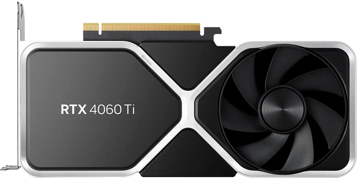 NVIDIA NVIDIA GeForce RTX 4060 Ti Founders Edition graphics card — product photo