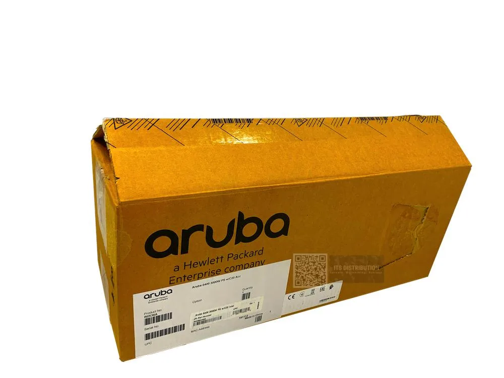 HPE HPE Aruba 6400 3000W Power Supply with C20 Inlet R0X36A — product photo
