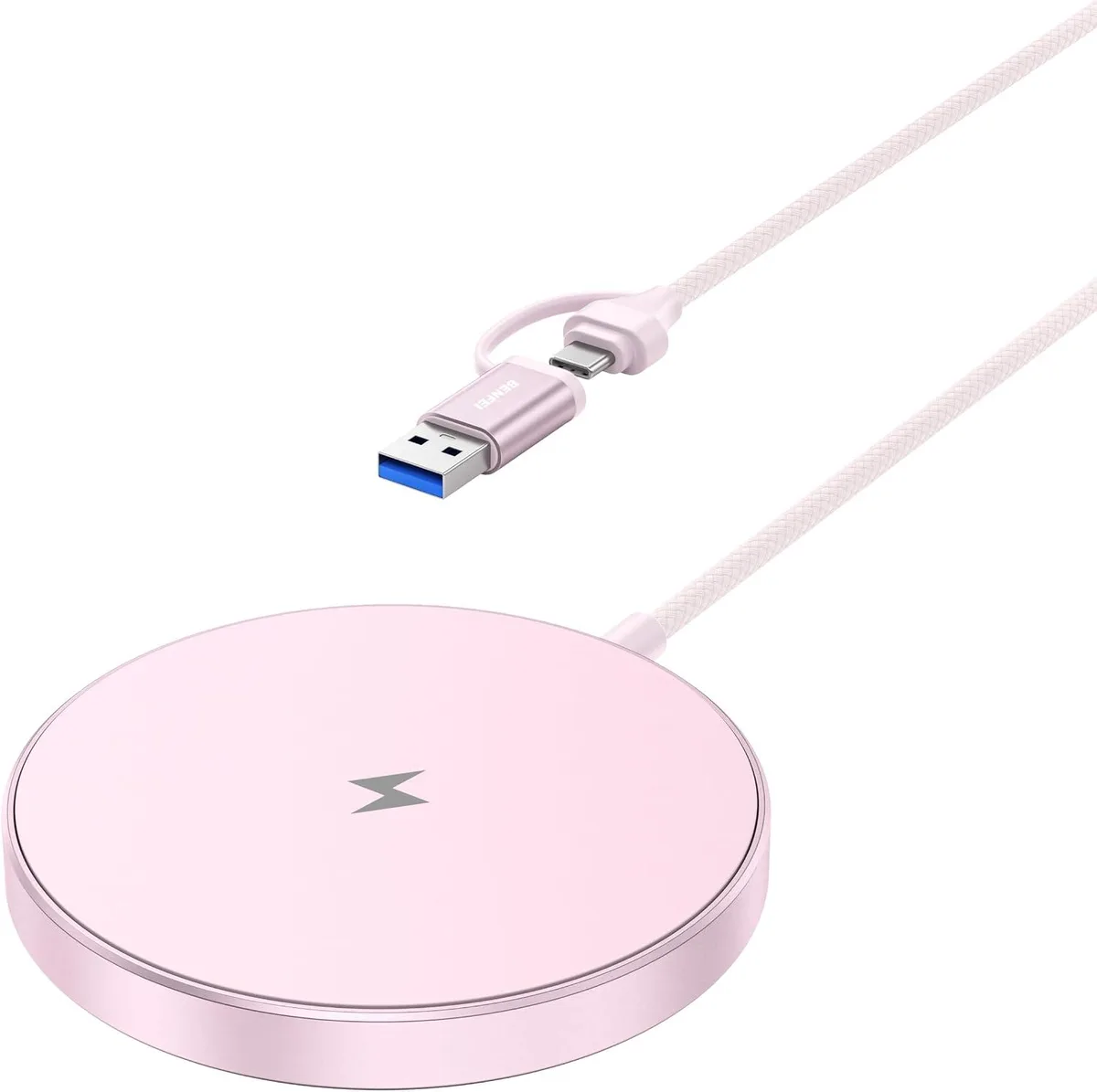 Luisport Luisport Magnetic Wireless Charger 15W 0.23 inch 4.9 ft cable — product photo