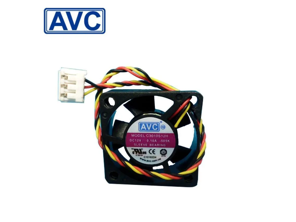 Fans Fans C3010S12H 3010 30x30x10mm 12V case fan 2pcs — product photo