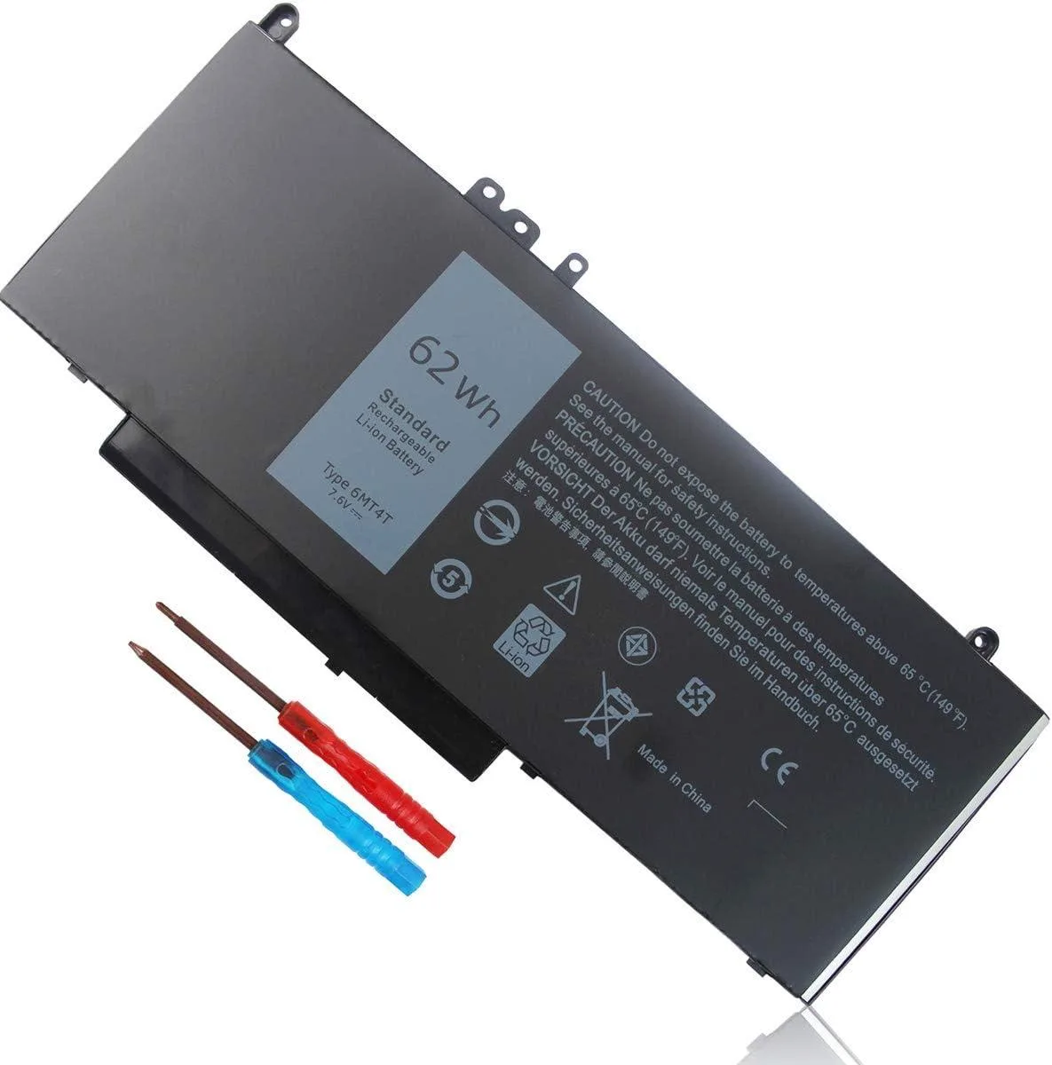 PISKEKAT PISKEKAT 7.6V 62Wh 6MT4T laptop battery — product photo