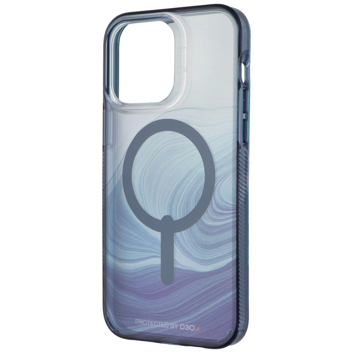 ZAGG ZAGG Gear4 Milan Snap Case for MagSafe iPhone 14 Pro Max Blue Swirl — product photo