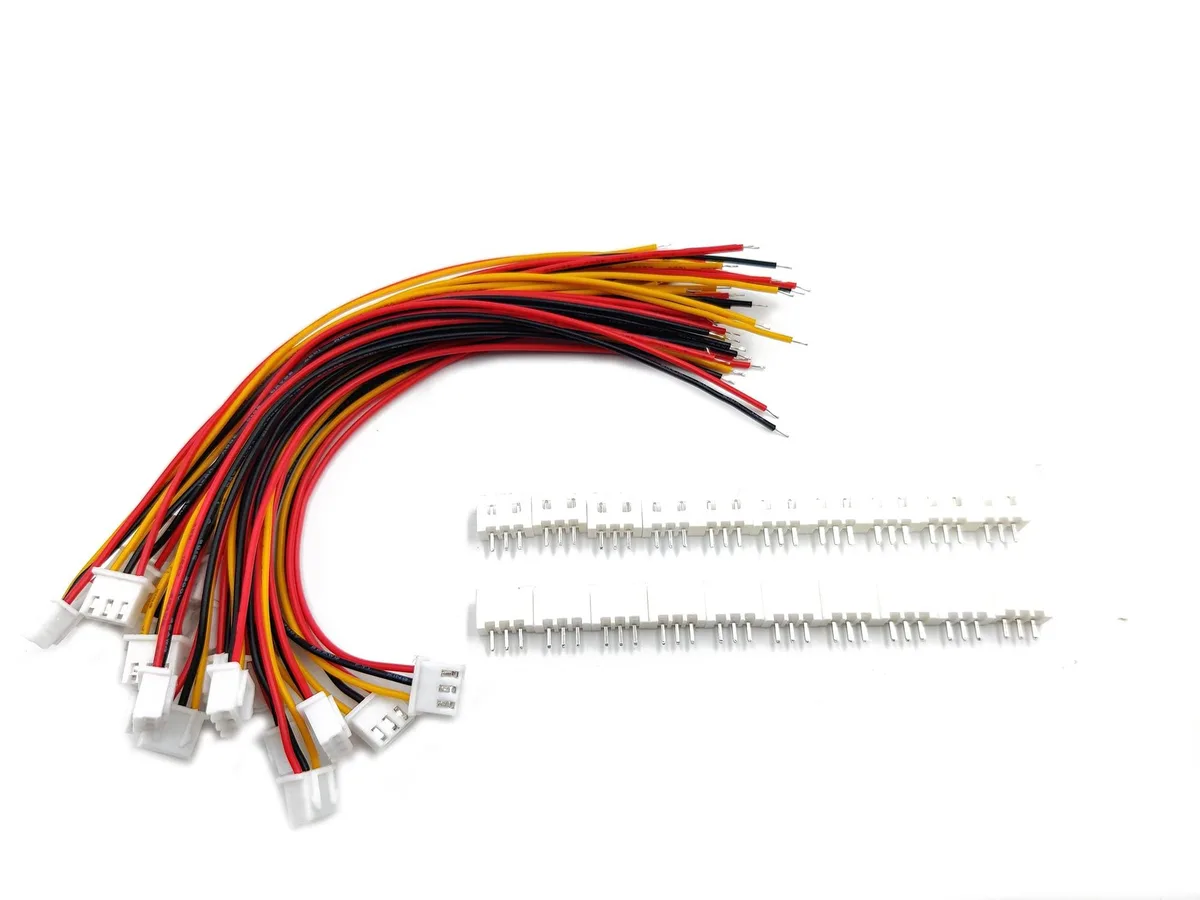  RCA WD100*2 14 AWG speaker wire 150mm 20 sets — product photo