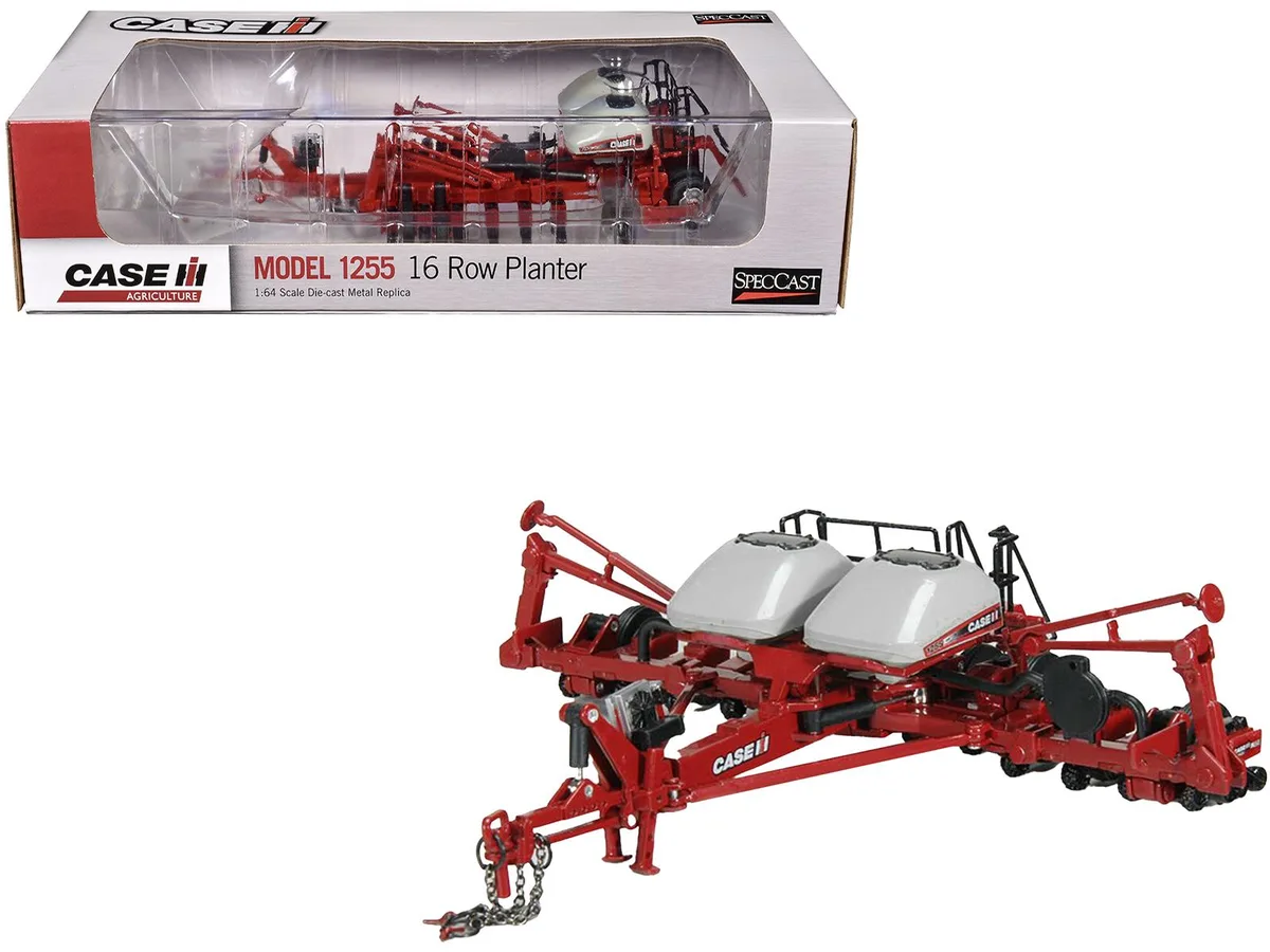 SpecCast Collectibles SpecCast Collectibles Case IH Early Riser 1255 16 Row Corn Planter 1/64 hobby collectible — product photo