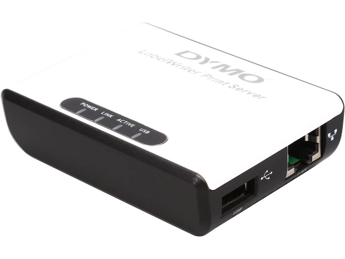 DYMO DYMO 1750630 network print server USB 2.0 RJ45 10/100Mbps — product photo