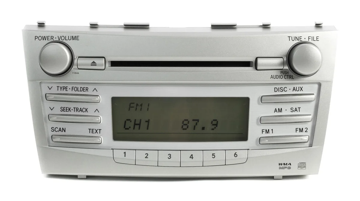 1 Factory Radio 1 Factory Radio 8612006480 Receiver for 2010-11 Toyota Camry — product photo