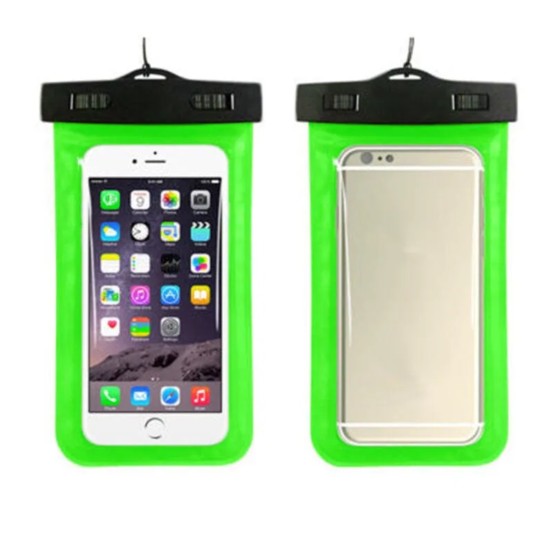 The Perfect Part The Perfect Part Waterproof Floating Phone Pouch 3 Pack Green 7.5 x 4.2 x .5 — product photo