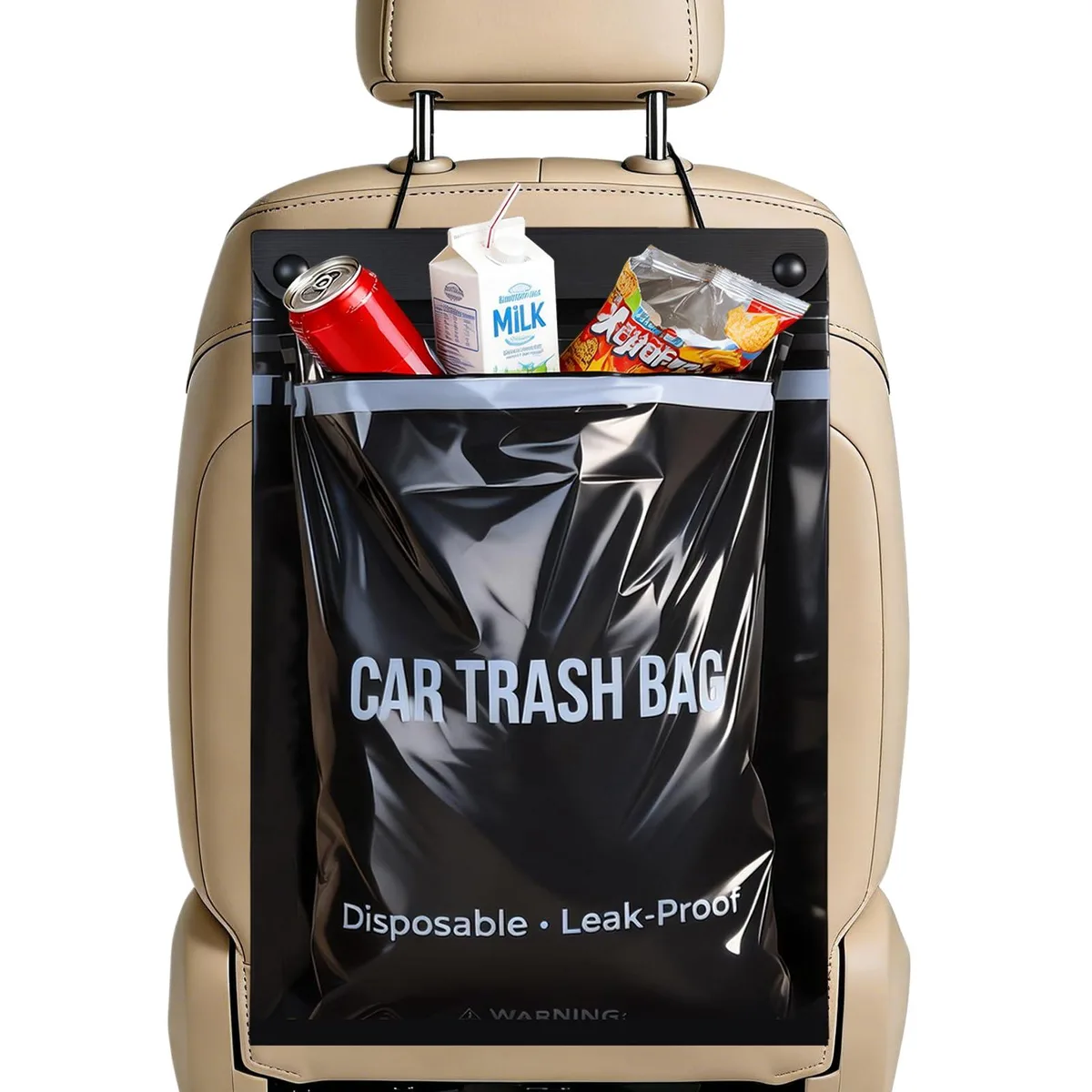  COZILO CACZ-CA06-BL1P-VR11 Car Trash Bags 50 Count 2.5 Gallon — product photo