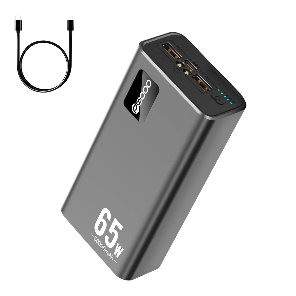 psooo psooo M16 50000mAh 65W PD 3.0 power bank — product photo