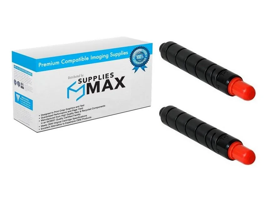 SuppliesMax SuppliesMax Canon 2789B003AA_2PK Compatible Black Toner Cartridge 2-Pack 44000 Pages — product photo
