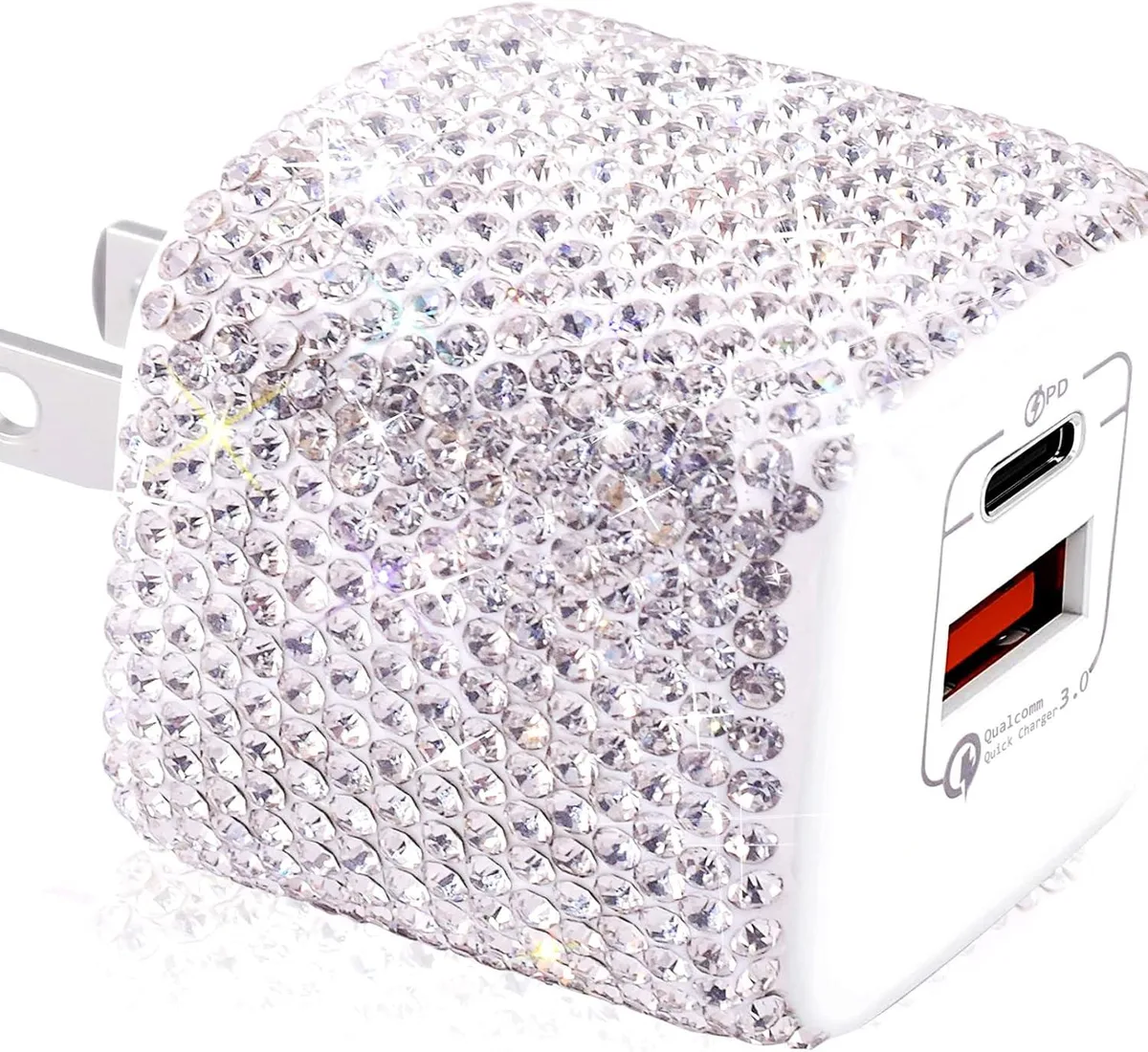 KINGARD KINGARD 20W Bling PD QC 3.0 2 Port Charger Kit — product photo