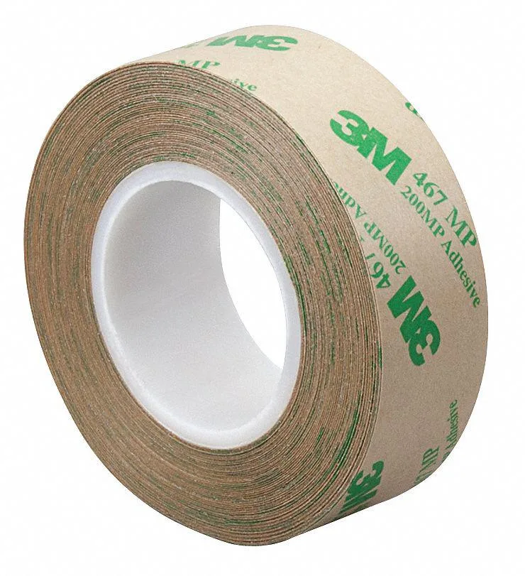 Clear adhesive transfer tape roll, one inch wide, twenty yard length