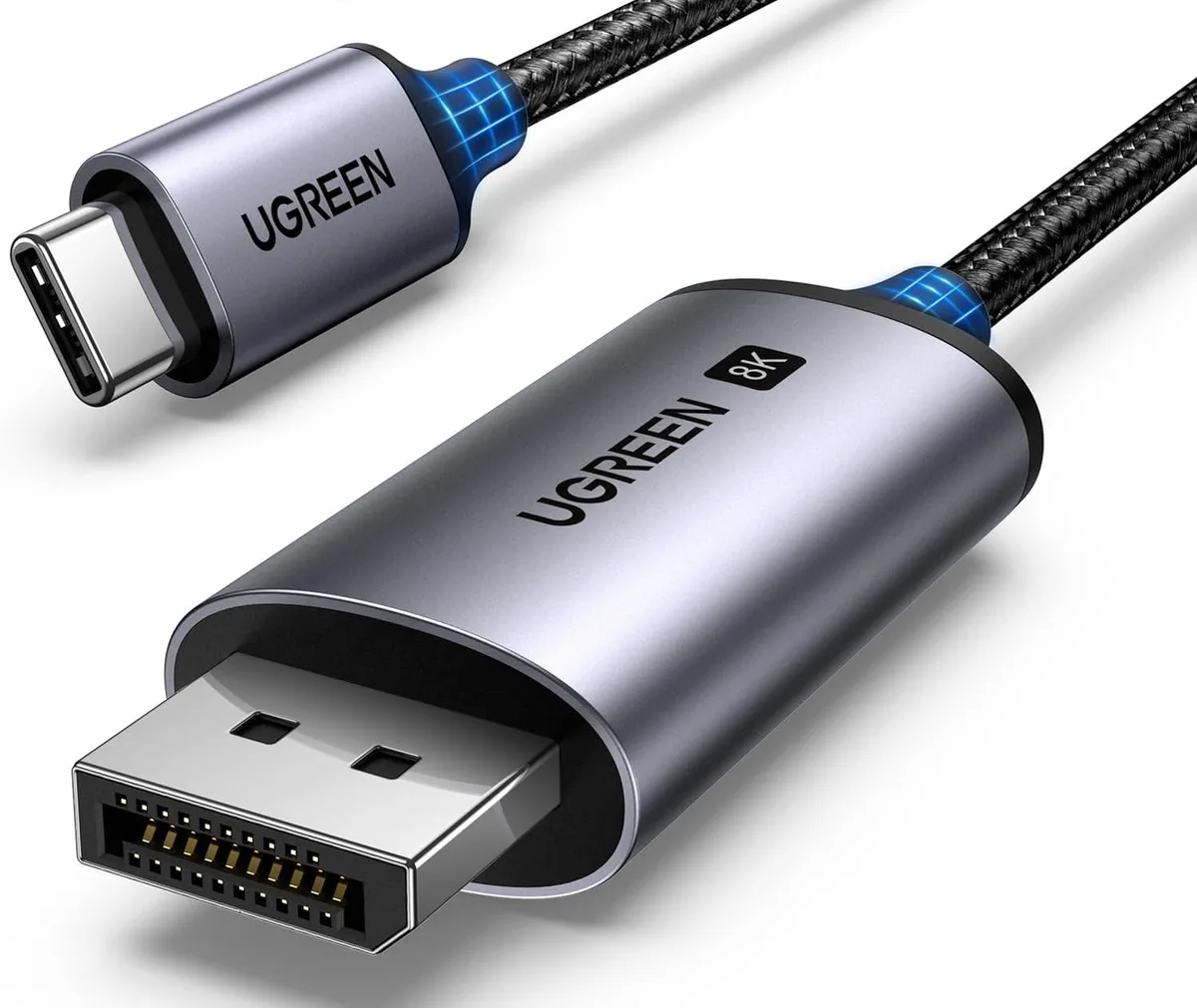 WISDUM WISDUM USB C to DisplayPort 1.4 cable 8K 60Hz 4K 240Hz 32.4Gbps Thunderbolt — product photo