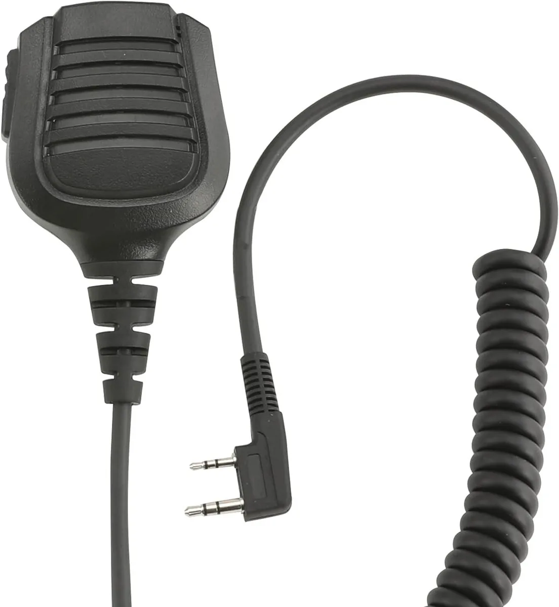 usbroway usbroway Remote Shoulder Speaker Mic 2-Pin Kenwood Baofeng 3.5mm Jack — product photo