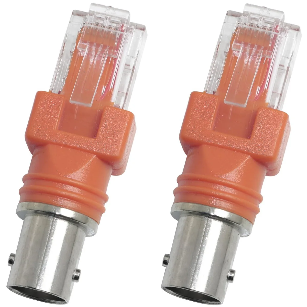 BUCIER BUCIER BNC to RJ45 Adapter 2PCS Straight 180 Degree — product photo