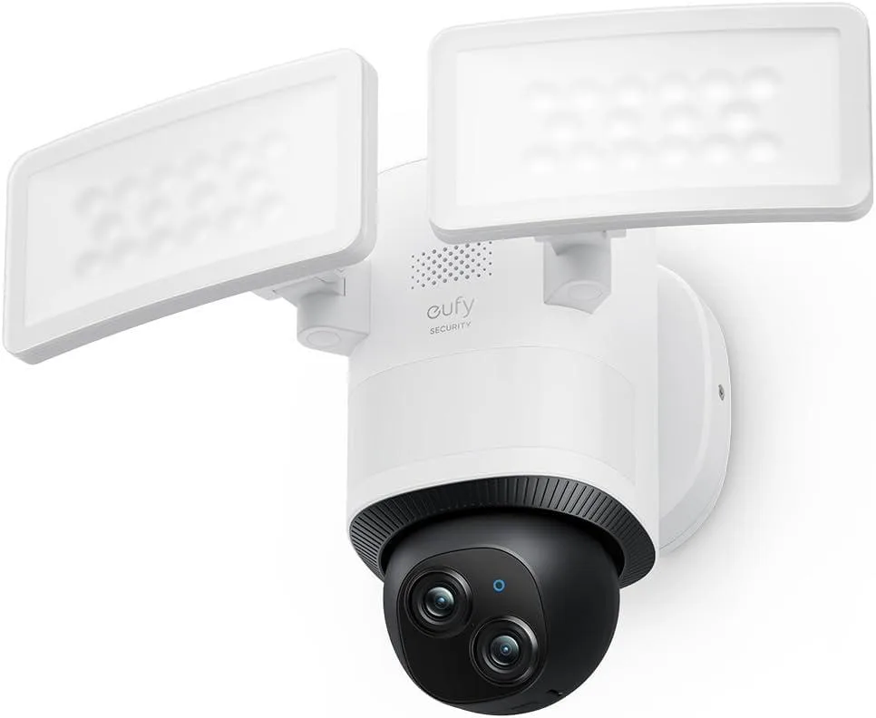 eufy eufy Security Floodlight Camera E340 Wired 360° Pan Tilt Dual Camera 2000 Lumens Wi-Fi 6 — product photo