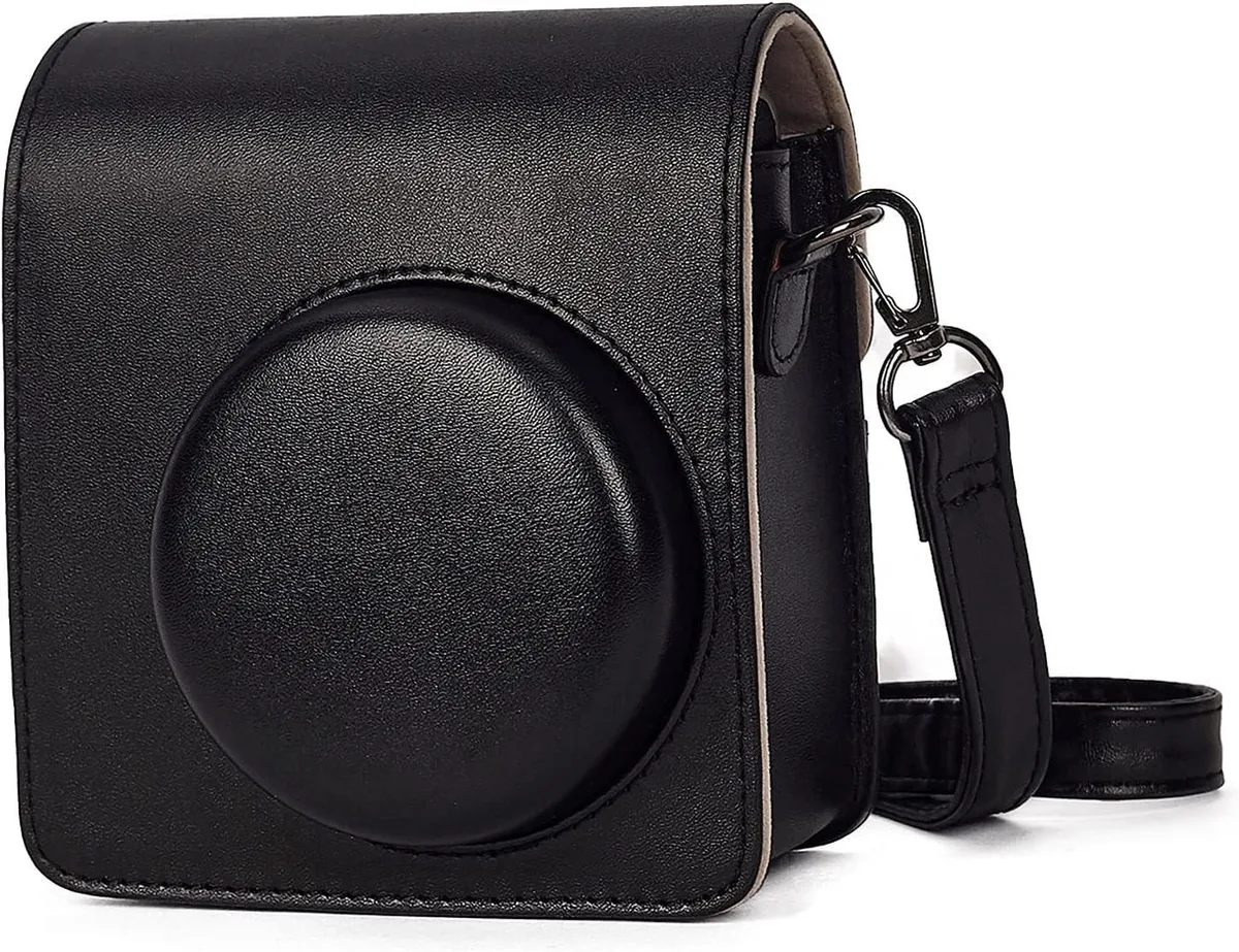 anicestore anicestore Fujifilm Instax Mini 40 Camera Case Black with Adjustable Shoulder Strap — product photo