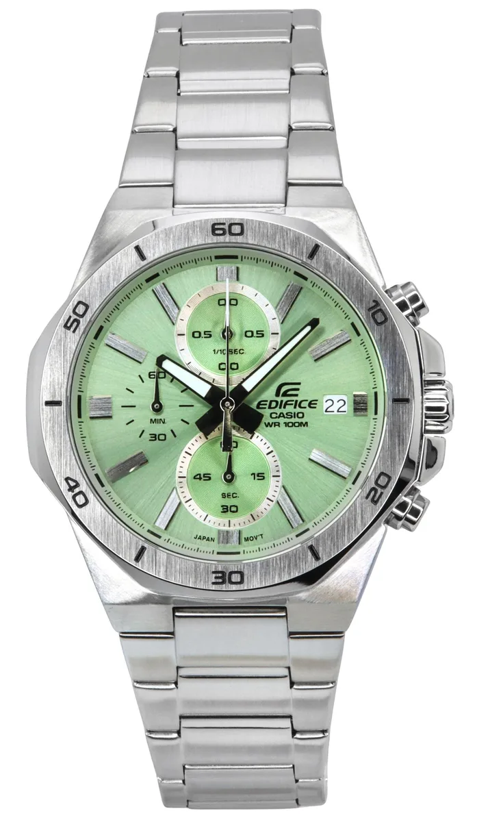 CASIO CASIO Edifice Chronograph Green Dial 100m 44.30mm EFV-640D-3AV — product photo