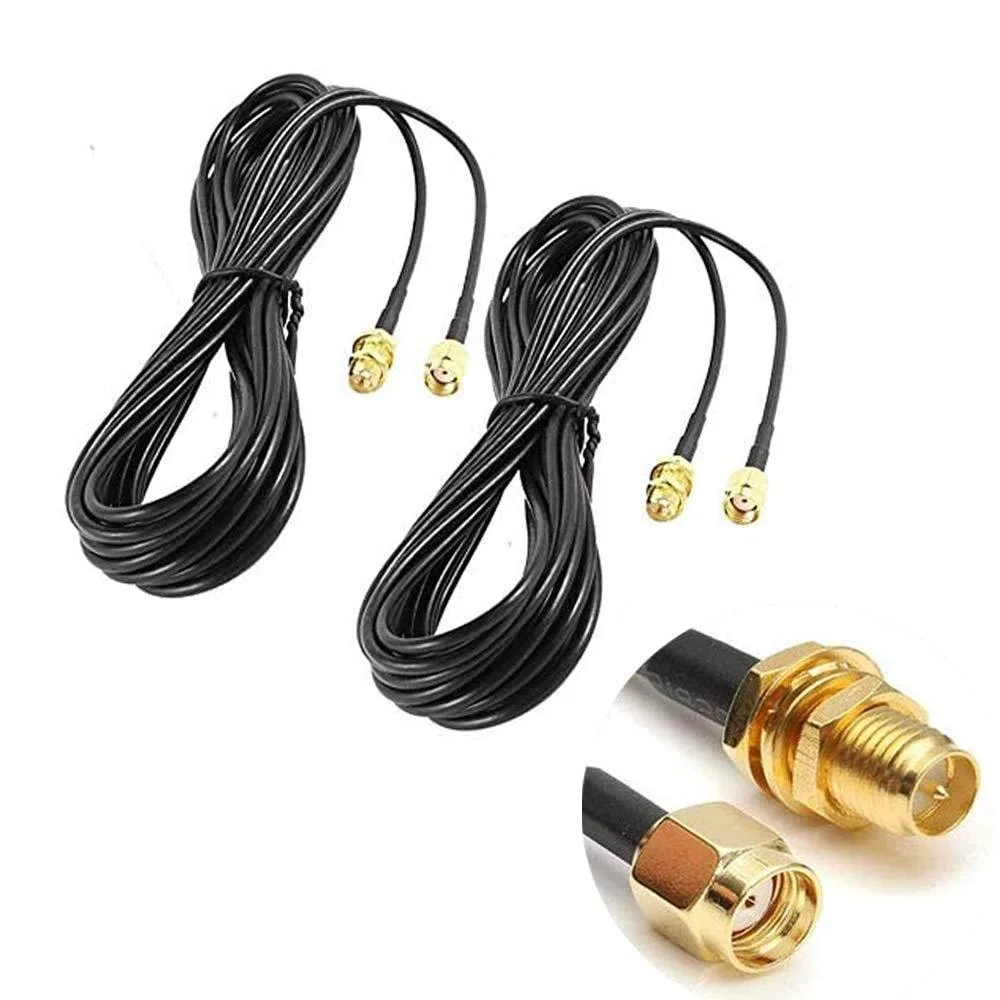 Vszerda Vszerda 16ft RP-SMA Coaxial Extension Cable 2Pack — product photo