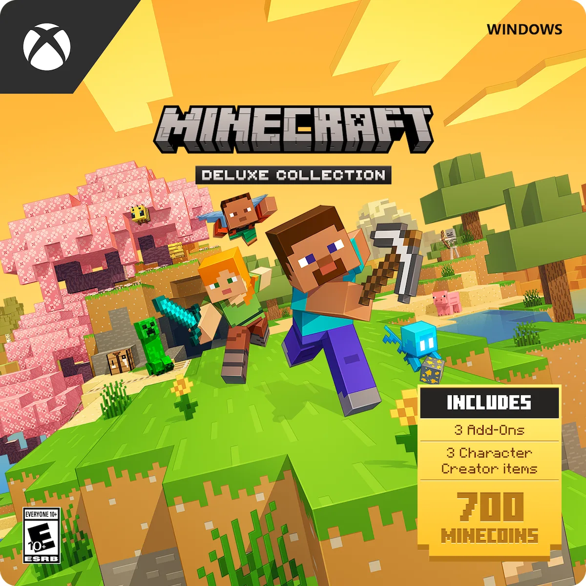 Microsoft Microsoft 2WU-00070 Minecraft Java &amp; Bedrock Deluxe Collection 2 downloadable game — product photo