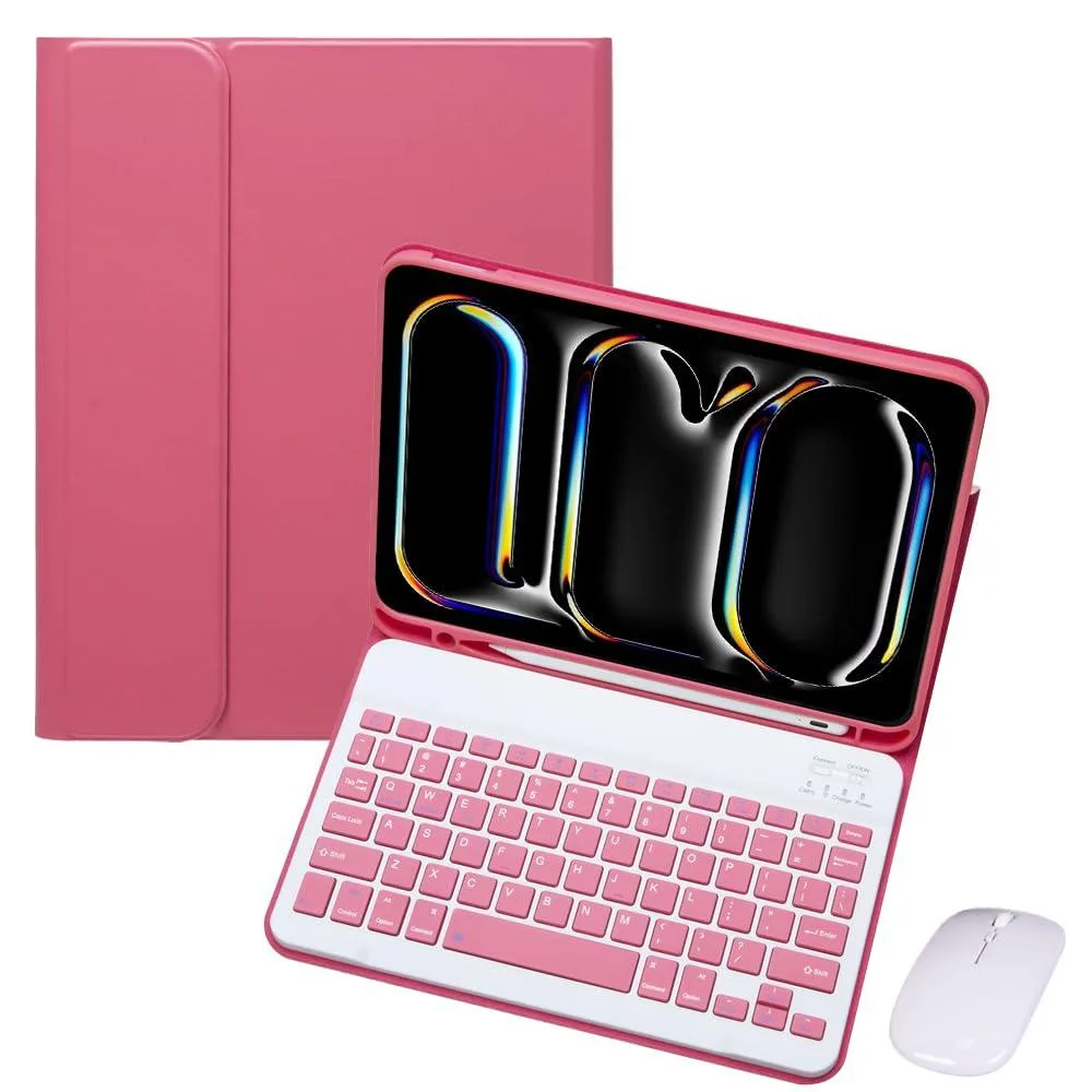 Timoom Timoom Detachable Keyboard Mouse Case iPad Pro 11 2025 Rose Red — product photo