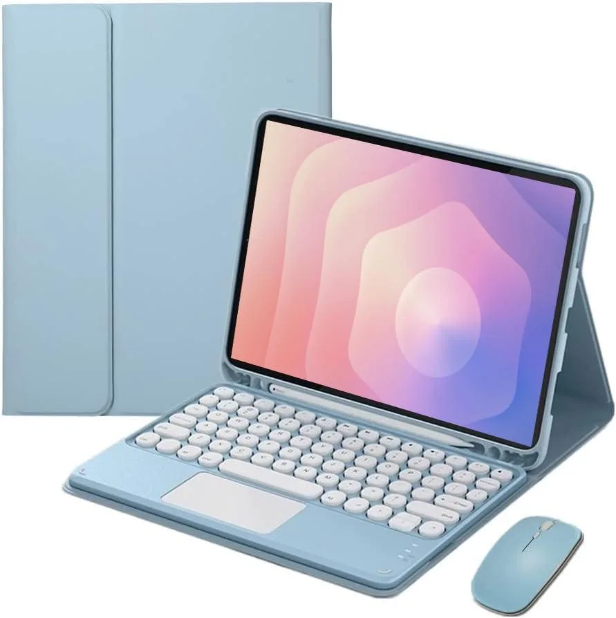 Timoom Timoom Magnetic Detachable Touch Keyboard Case with Mouse for Samsung Tab S11 11" 2025 Blue — product photo