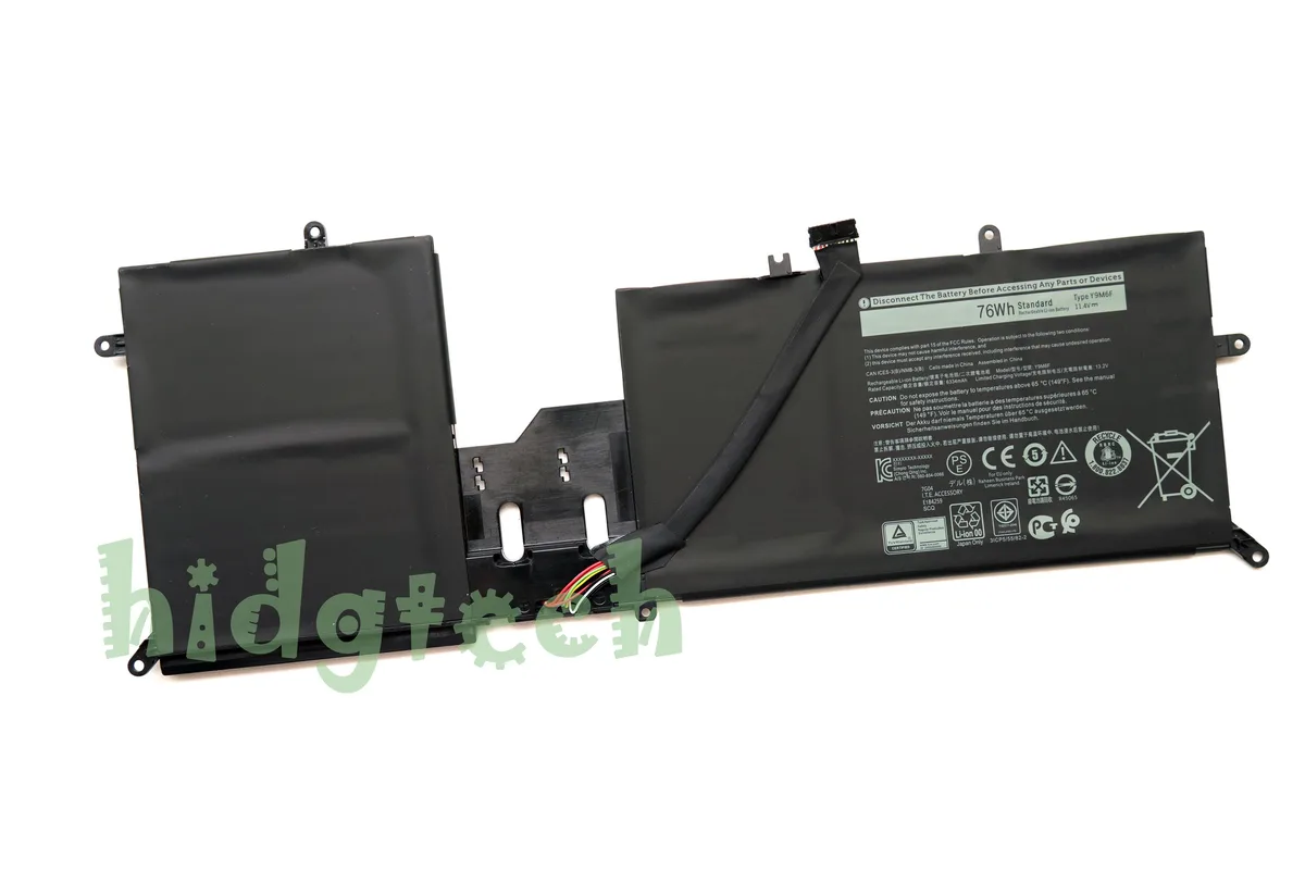 Beisite Beisite Y9M6F laptop battery 11.4V 76Wh for Alienware M15 M17 R2 — product photo