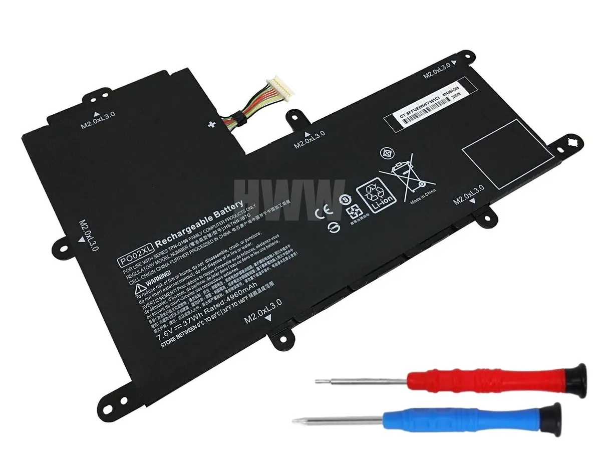 GSM Outdoors GSM Outdoors 7.6V 37Wh PO02XL Battery for HP Stream 11-R — product photo