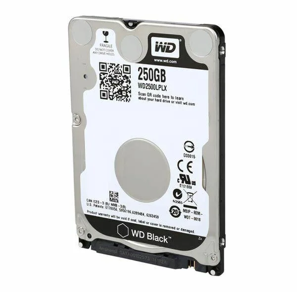 Western Digital Western Digital WD2500LPLX 250GB 7200 RPM 32MB Cache SATA 2.5" accessory — product photo