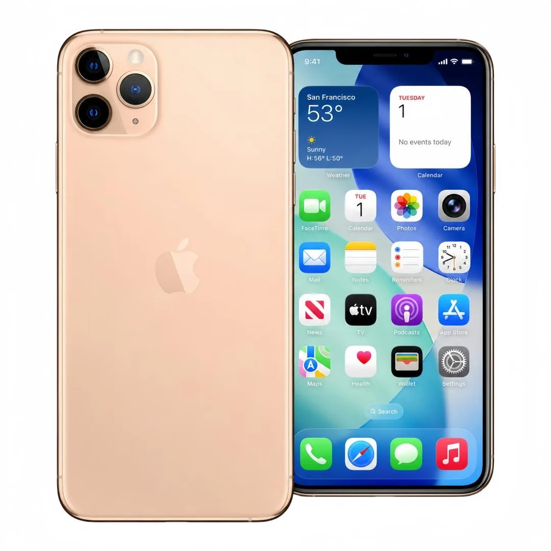 Apple Apple iPhone 11 Pro Max 64GB Gold 6.5" OLED A13 Bionic Cell Phones - No Contract &amp; Prepaid — product photo