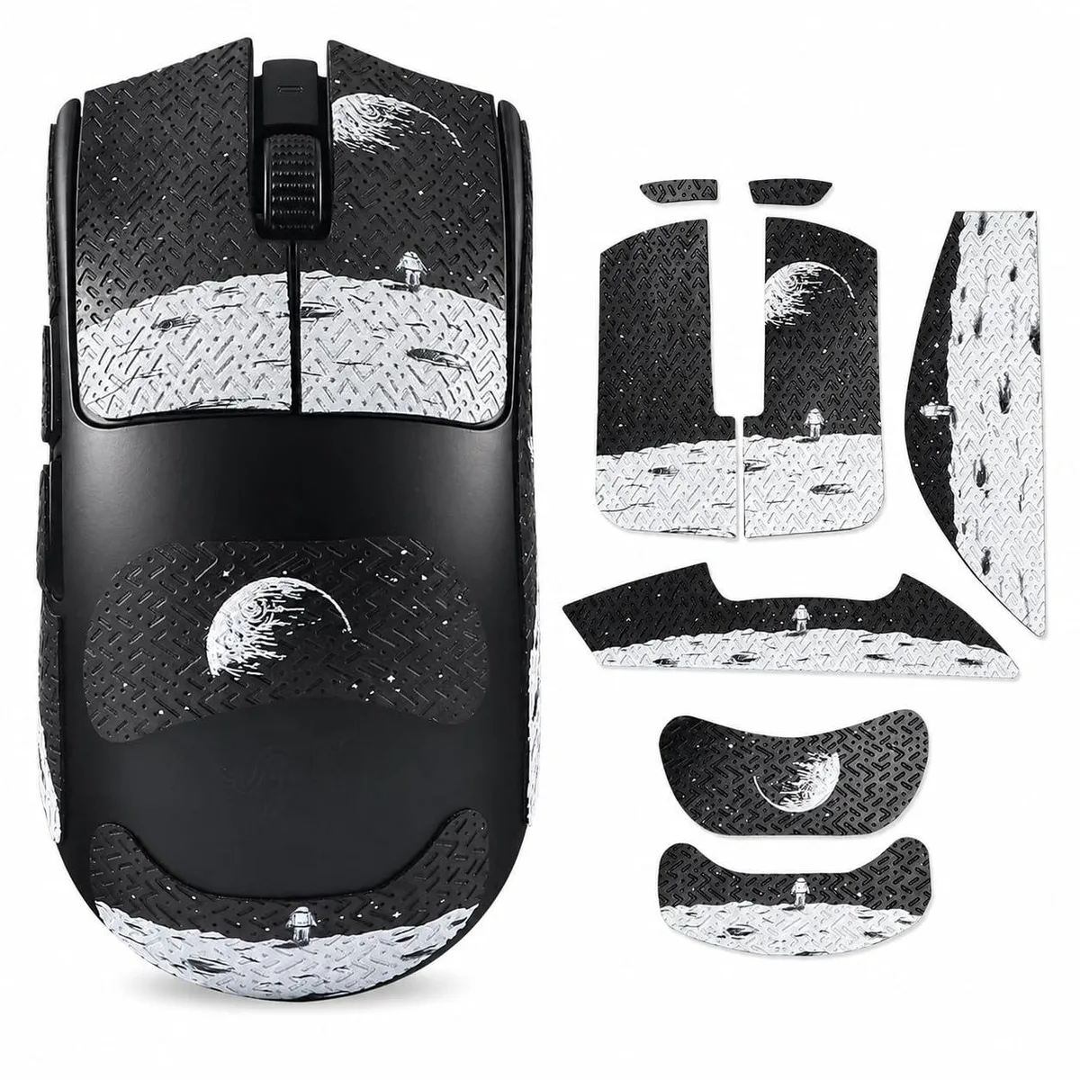  Keychron GROUND LEVEL Mouse Grip Tape for Razer Viper V4 Pro/V3 Pro/SE Black — product photo