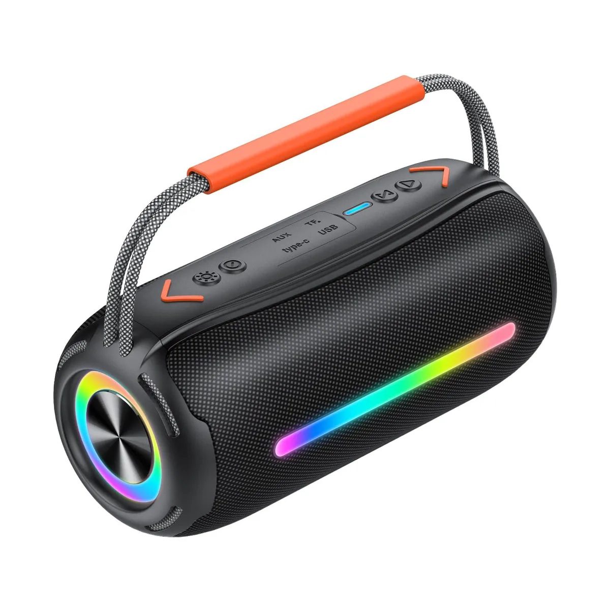  aowoka S5-1-YTUS-7-BK1 portable speaker 40W 30h Bluetooth 5.4 66mm drivers IPX7 black — product photo