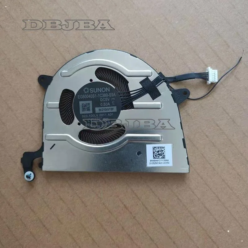 DBTLAP DBTLAP Laptop CPU Cooling Fan EG50040S1-1C380-S9A 5Pin DC5V 0.50A — product photo