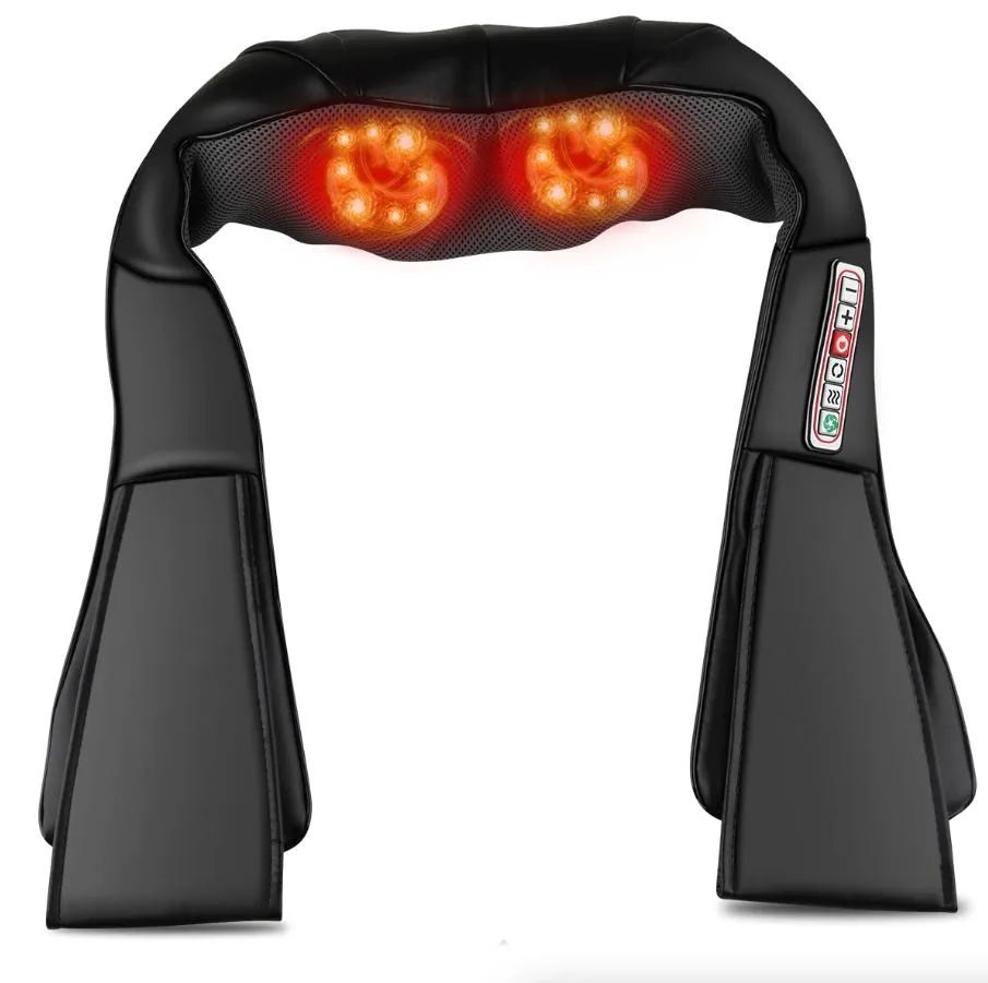 The Perfect Part The Perfect Part Shiatsu Neck Back Massager 48.5" Black — product photo