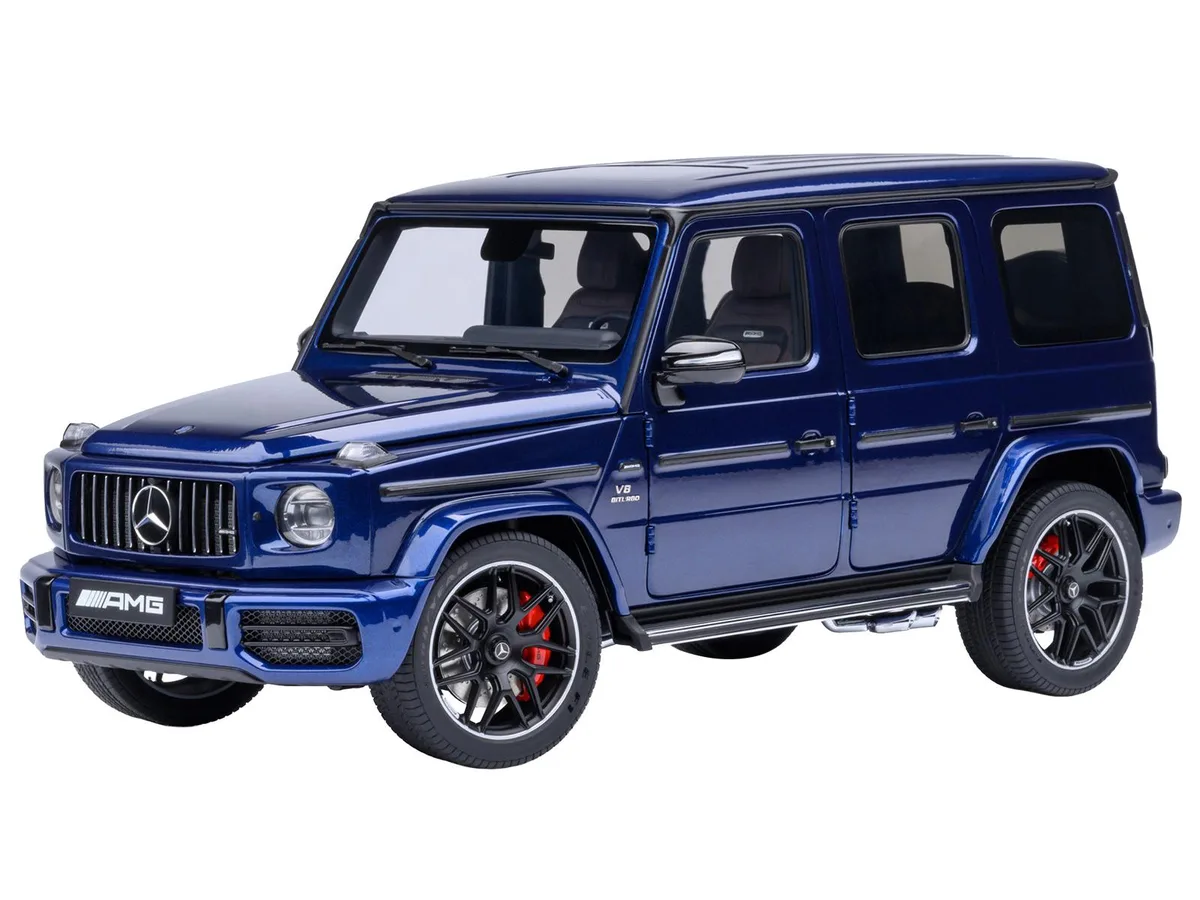 Autoart Autoart 2019 Mercedes-Benz AMG G63 Brilliant Blue Metallic 1/18 hobby collectible — product photo