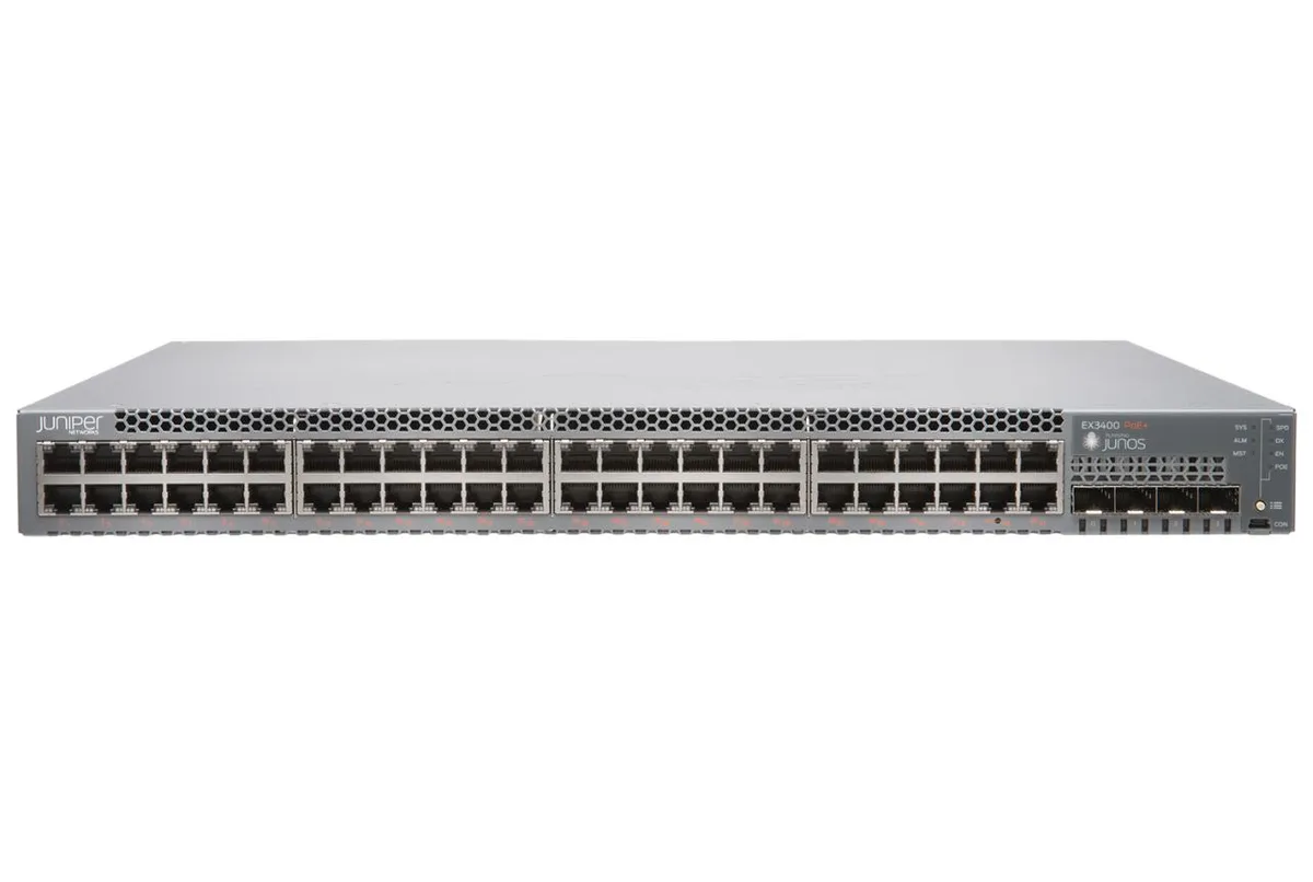 HPE Juniper Networking HPE Juniper Networking EX3400-48P 48-Port PoE+ network switch — product photo