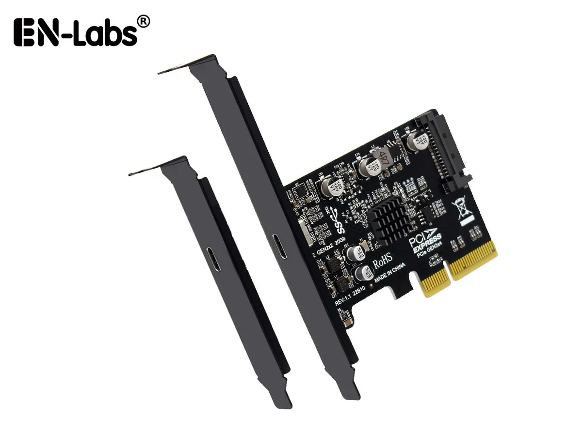 EN-Labs EN-Labs PCIe 3.0 to USB 3.2 Gen2x2 Type-C 20Gbps Expansion Card — product photo