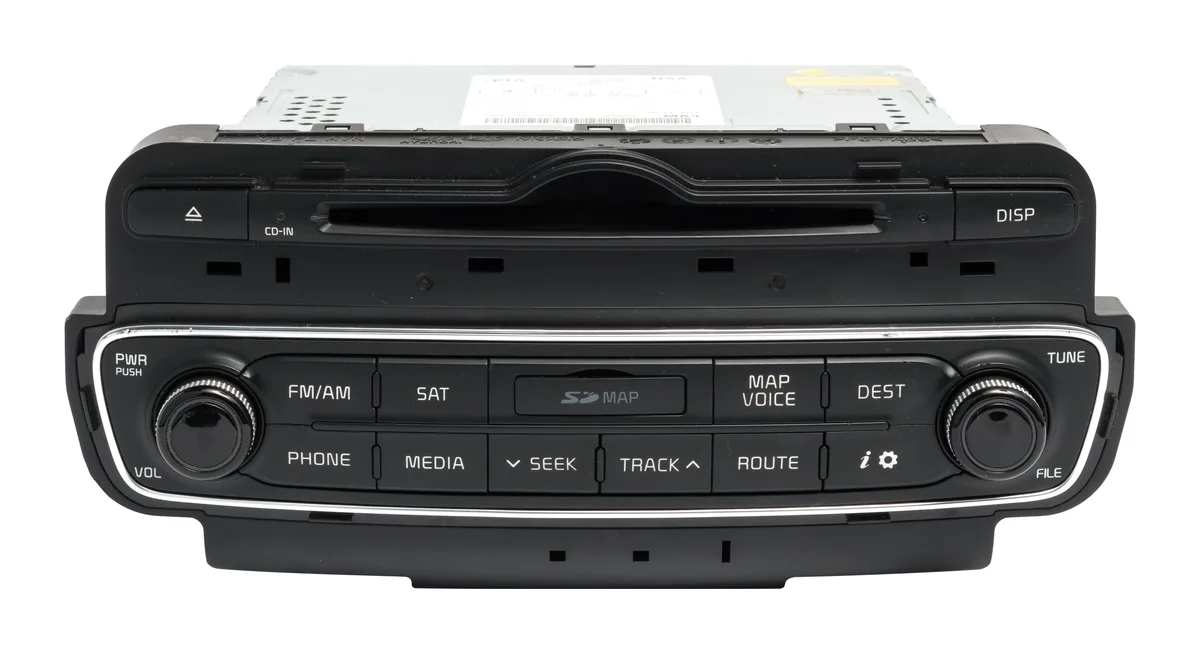 1 Factory Radio 1 Factory Radio 96560-3R105 AM FM Satellite CD Receiver 2014-2015 Kia Cadenza — product photo
