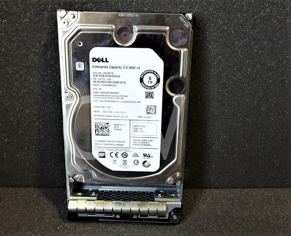 DELL DELL 6TB 7.2K 3.5in SATA Internal Hard Drive ST6000NM0024 — product photo