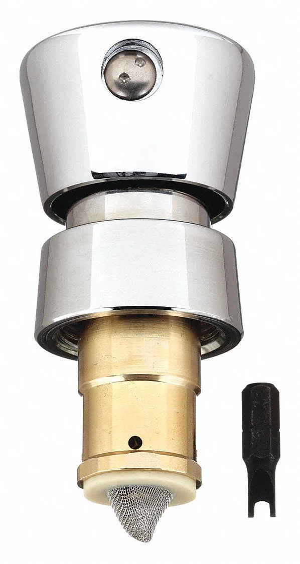 Chrome metering hot cartridge for T&S Brass faucets