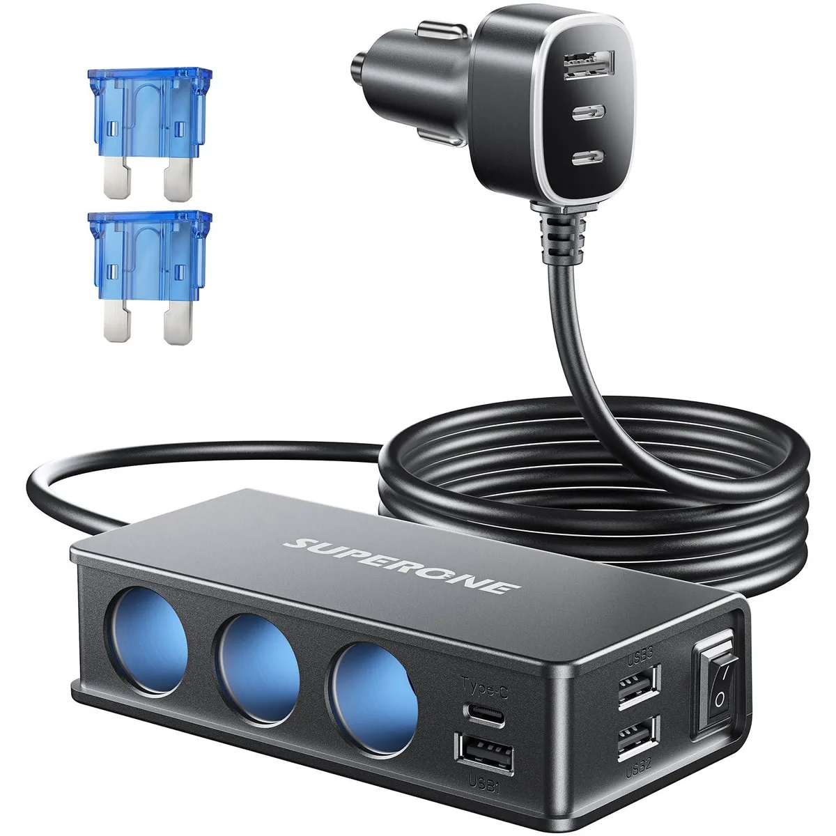  Cable Matters TR-49P 10-in-1 Power Splitter Cord — product photo