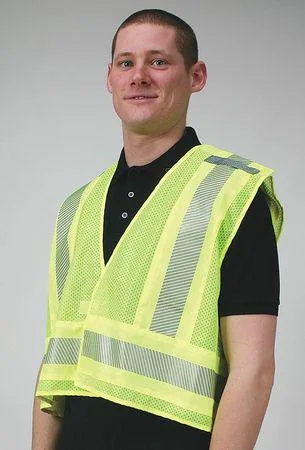 Condor Condor 4CWF1 Public Safety Vest Polyester Lime 3XL 68 in Chest — product photo