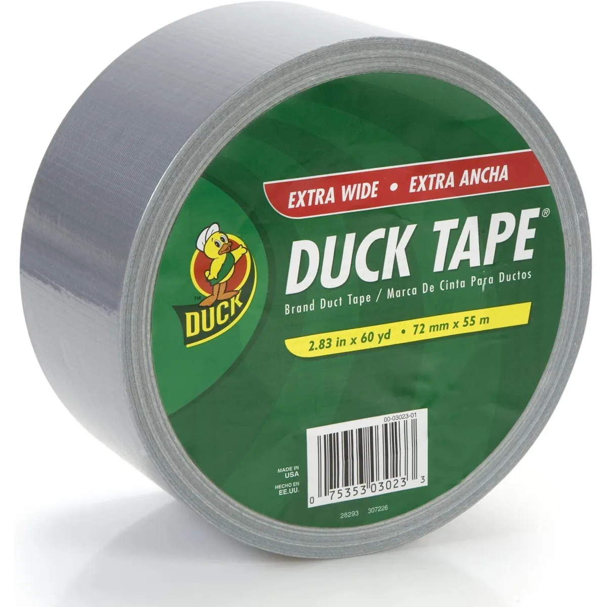 SHURTAPE TECHNOLOGIES, INC. SHURTAPE TECHNOLOGIES, INC. Duck Original All-Purpose Duct Tape Silver 2.83 in x 60 yds — product photo