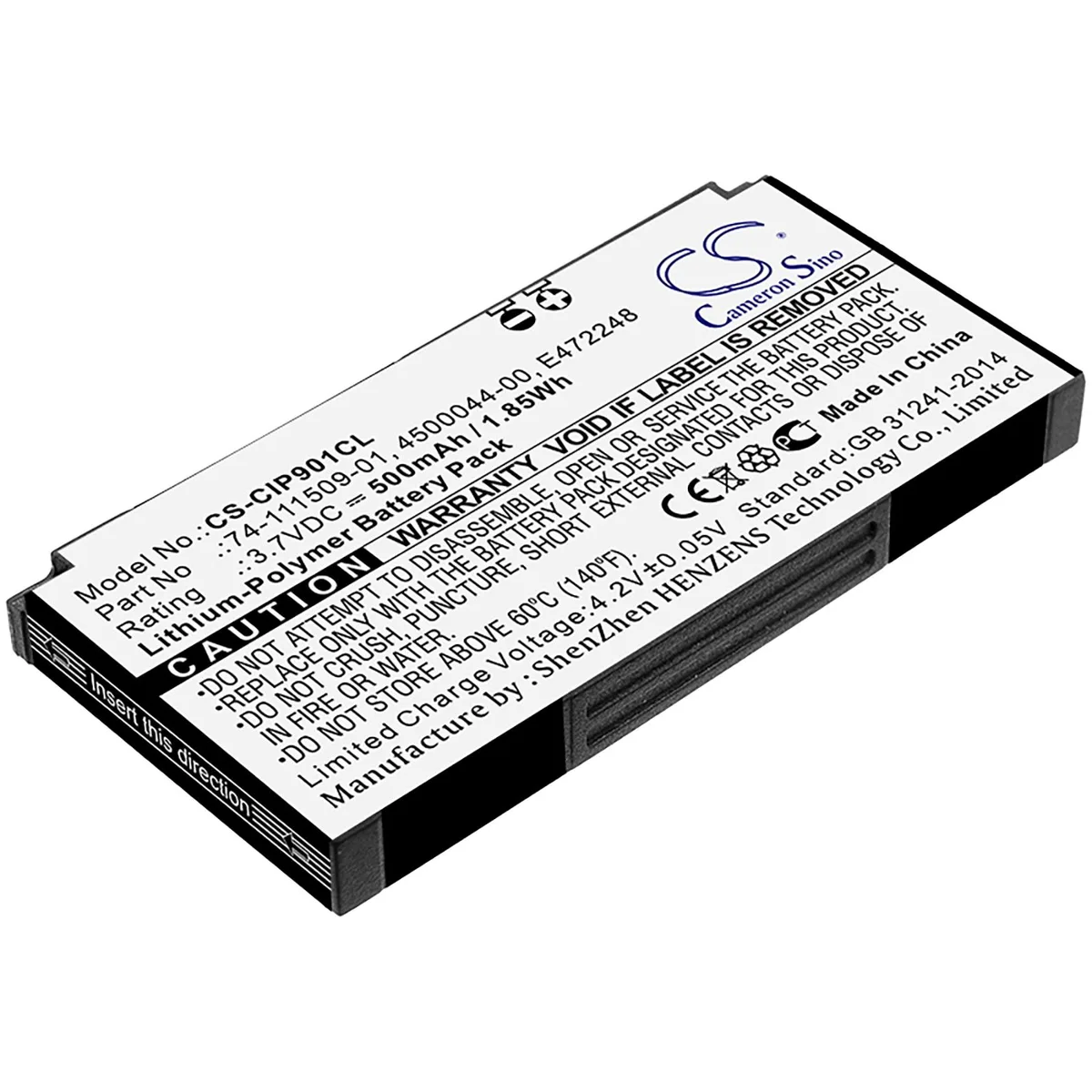 Cameron &amp; Co Cameron &amp; Co DS-CS-CIP901CL Battery for Cisco 8831 500mAh — product photo