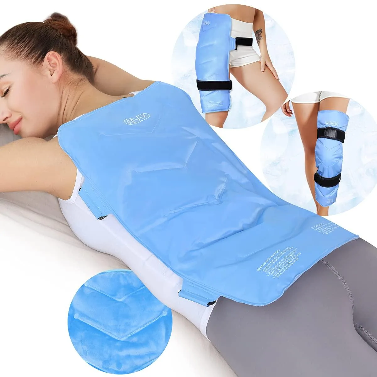  REVIX Full Back Ice Pack Wrap 13 x 21 inches — product photo