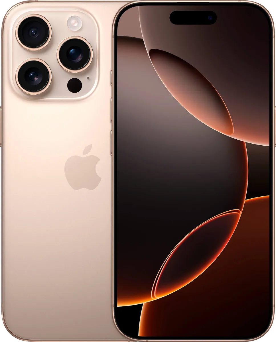 Apple Apple iPhone 16 Pro Max MYW53LL/A 256 GB Desert Titanium cell phones - unlocked — product photo