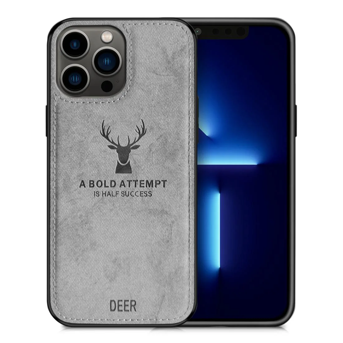 ALPHA DIGITAL INC ALPHA DIGITAL INC IP13PM-DEER-W case iPhone 13 Pro Max Gray — product photo